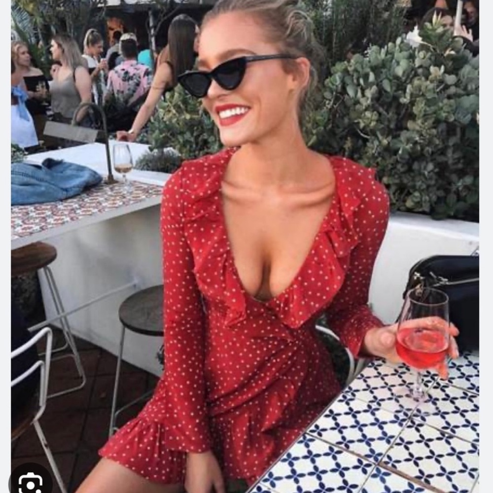 Realisation Par Alexandra Star Dress in Red - Size XS